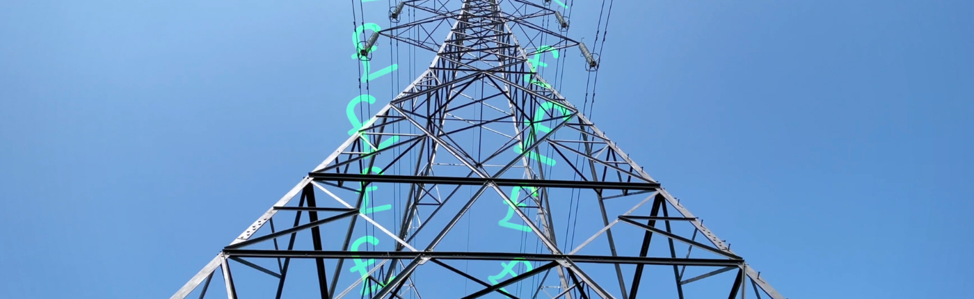 Representation of the SEG scheme, electricity grid with pounds